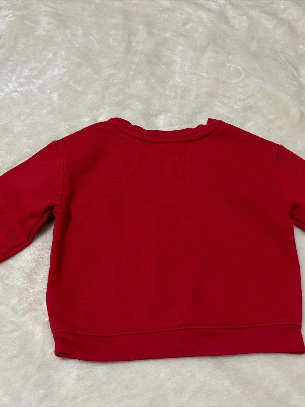 Old Navy Red 'All Heart' Kids Crewneck Sweatshirt